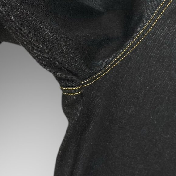 mySTYLE 2X Dark Wash Pull-On Jegging Capris Contrast Stitch Plus Thin - Picture 5 of 9